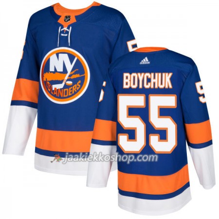 Miehille NHL New York Islanders Pelipaita Johnny Boychuk 55 Adidas 2017-2018 Royal Authentic